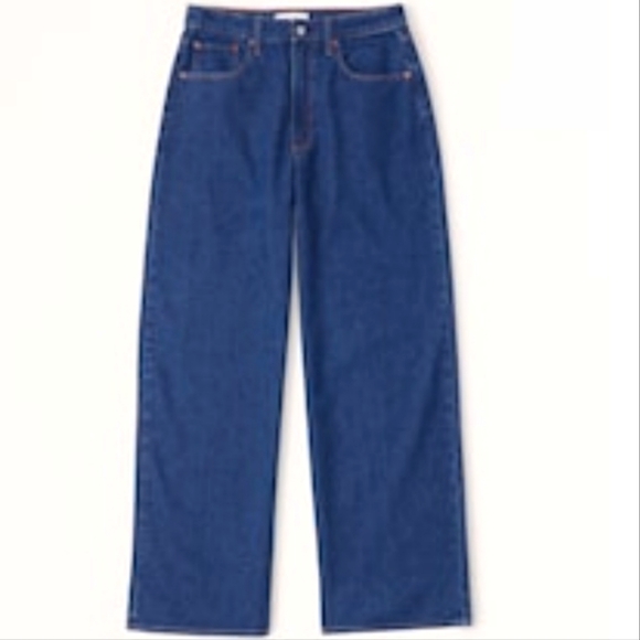 Abercrombie & Fitch Denim - Abercrombie & Fitch Mid Rise wide leg jeans